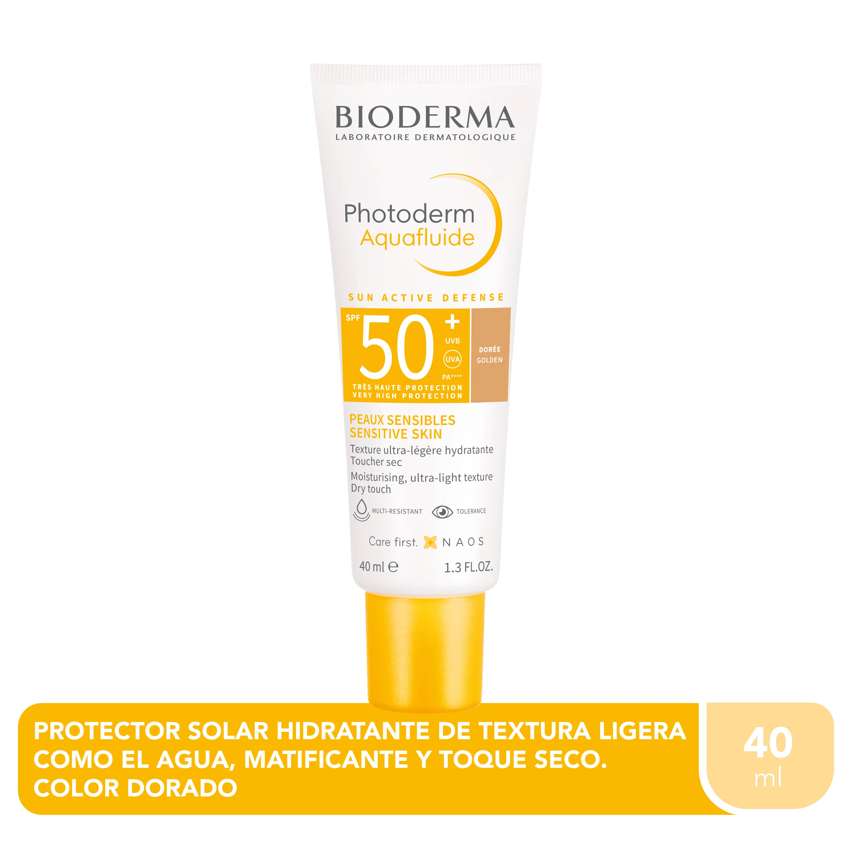 Photoderm Aquafluido Spf 50+ Doree 40 Ml